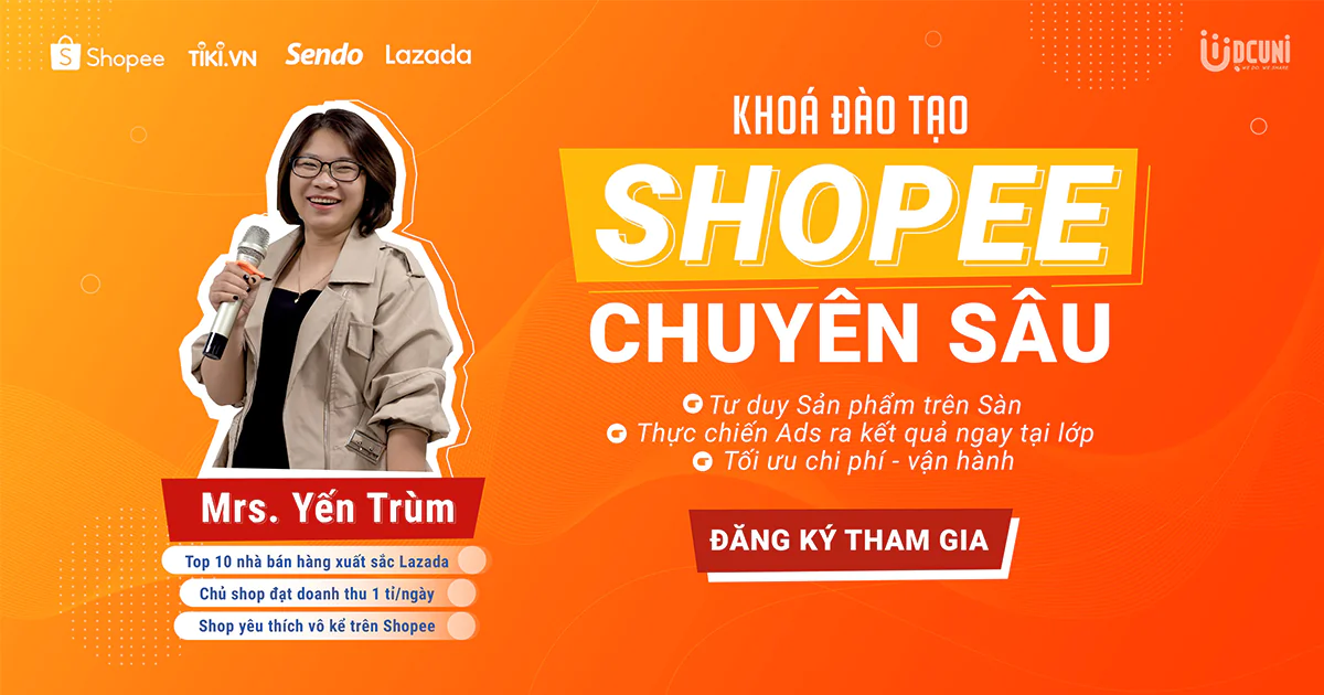Khoá học Shopee trùm yến
