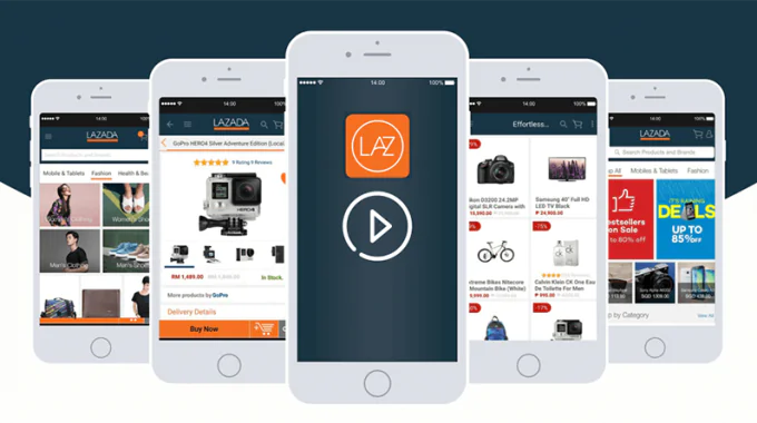 Làm App ANDROID giống App Mua sắm LAZADA